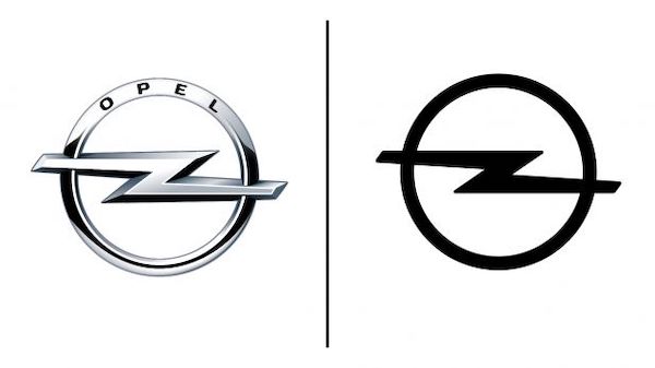 Opel Logo neu vs. alt