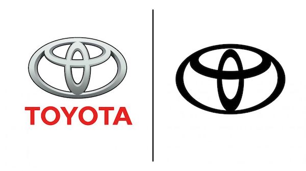 Toyota Logo neu vs. alt