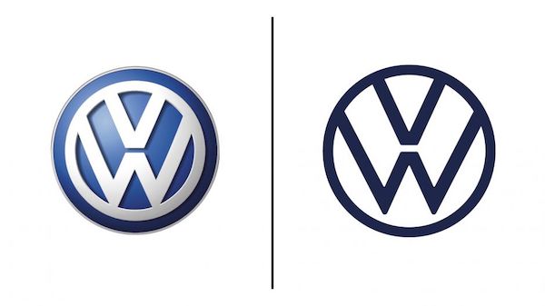 VW Logo neu vs. alt
