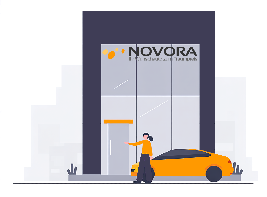 NOVORA Fahrzeug Ankauf Hero Illustration